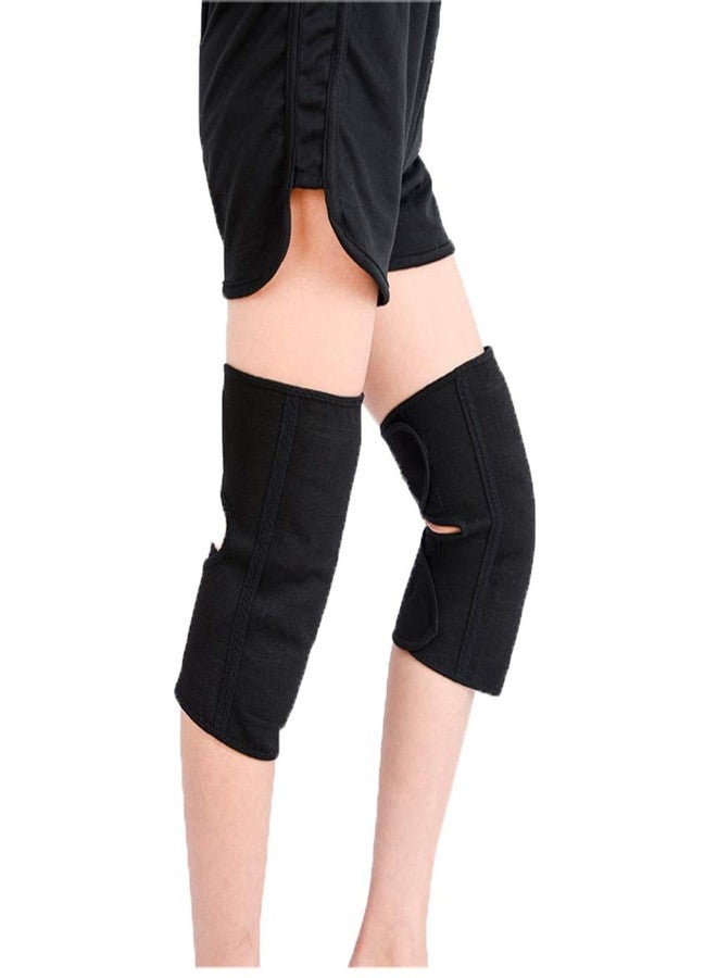 PURFUN 1 Pair Winter Thermal Thicken Cashmere Knee Braces Warmer Men Women Adjustable Compression Warm Wool Kneepads Leg Warmer Sleeves Knee Support for Ski Cycling Dance Yoga Arthritis Rheumatism - Image 4